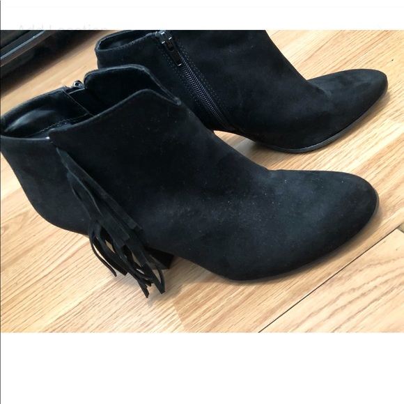 Black Suede Bootie - Picture 3 of 6